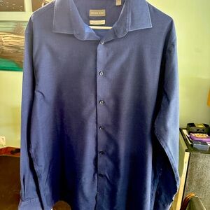 Michael Kors men’s button down shirt 17 1/2, 34/35 XL